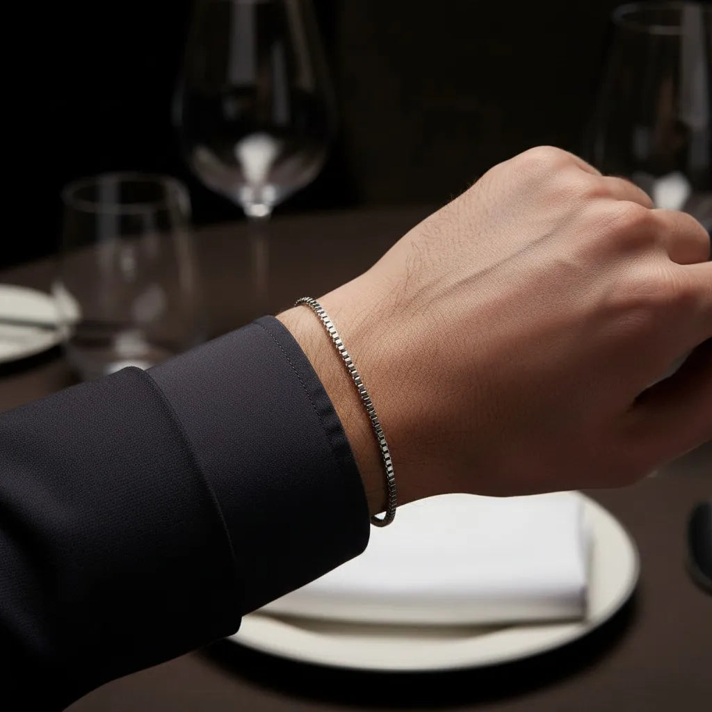 PULSEIRA DE METAL MONTRIER — BERLIN SILVER