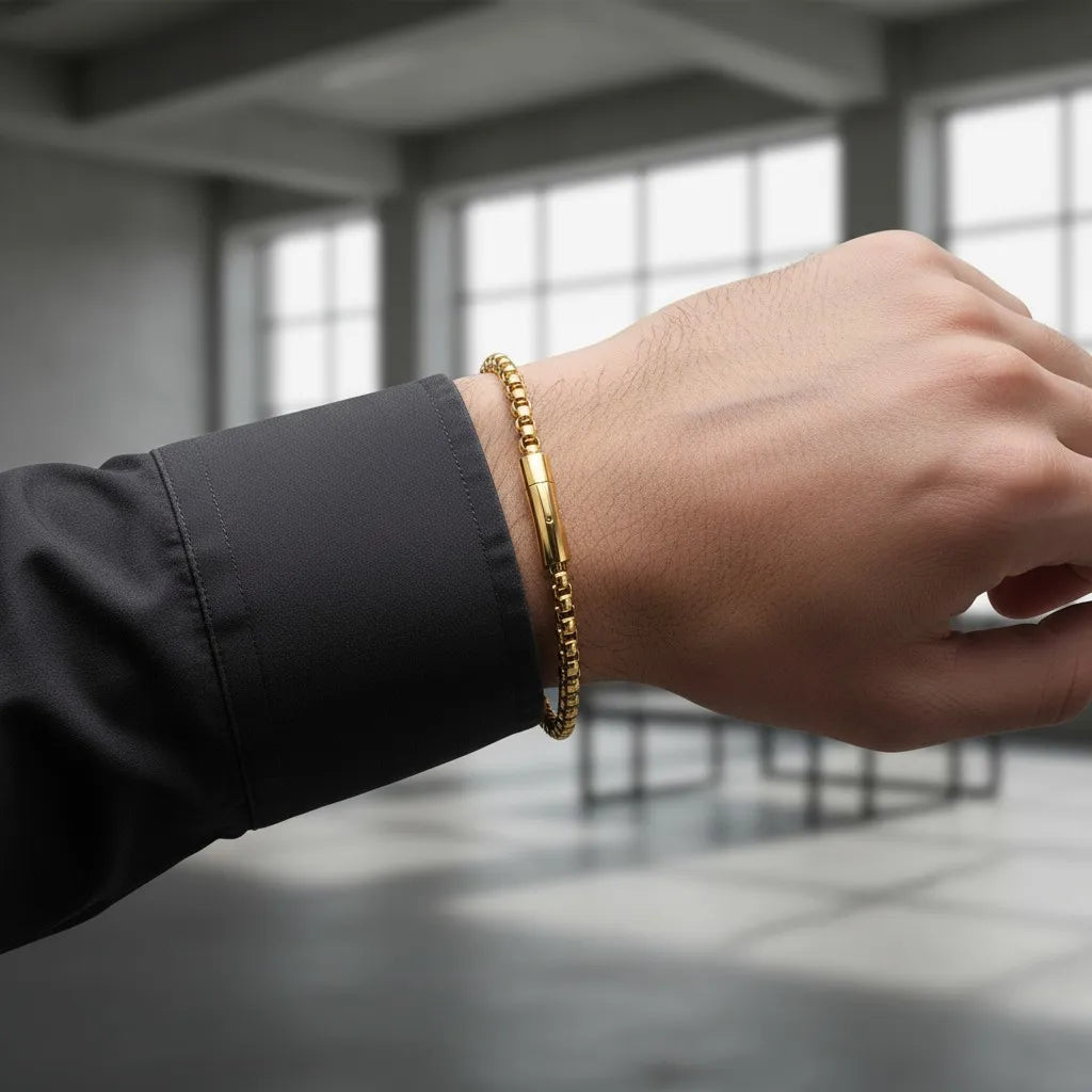 PULSEIRA DE METAL MONTRIER — KRONOS GOLD