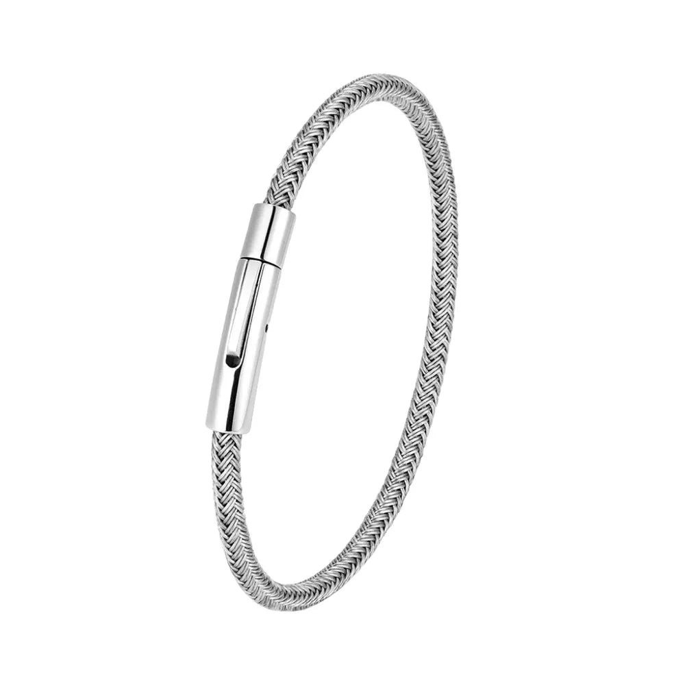 PULSEIRA DE METAL MONTRIER — TRAMA MINIMAL GREY - Montrier