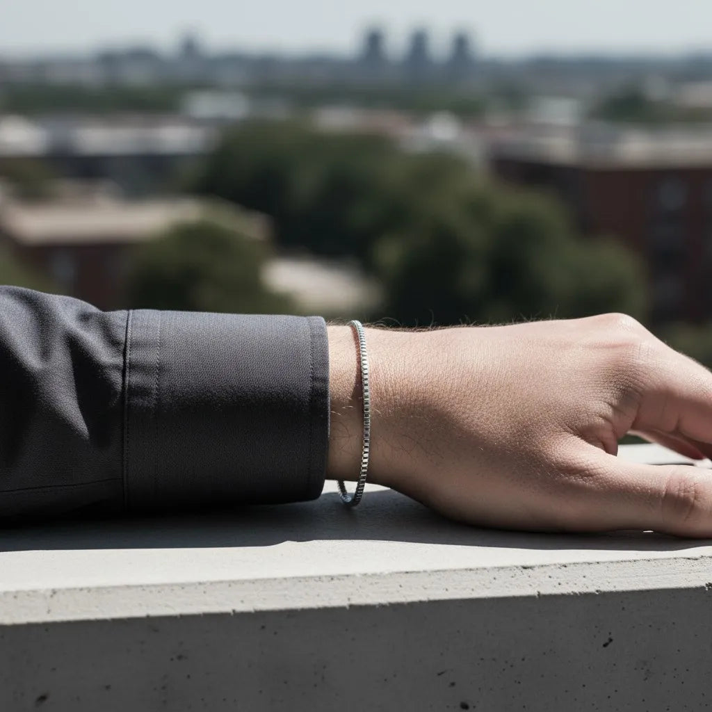 PULSEIRA DE METAL MONTRIER — BERLIN SILVER