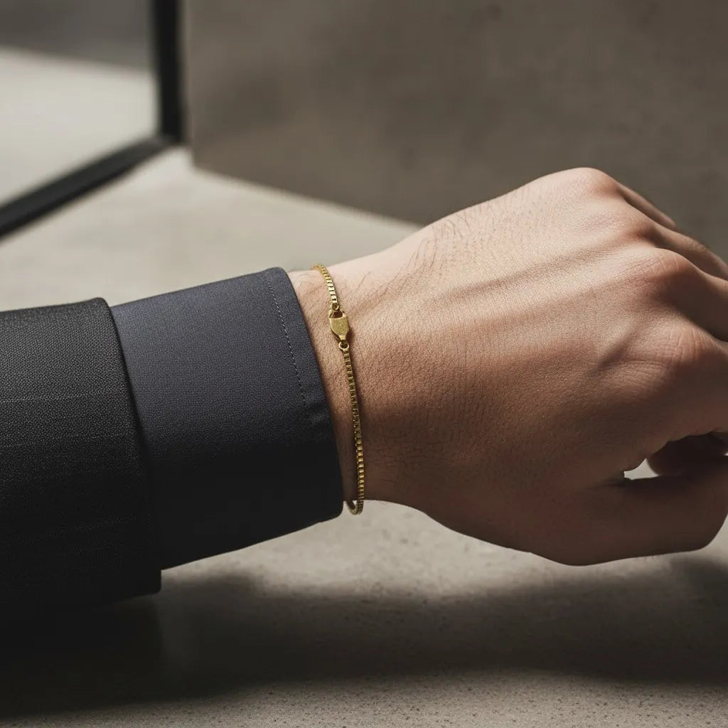 PULSEIRA DE METAL MONTRIER — BERLIN GOLD
