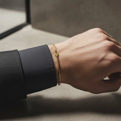 PULSEIRA DE METAL MONTRIER — BERLIN GOLD