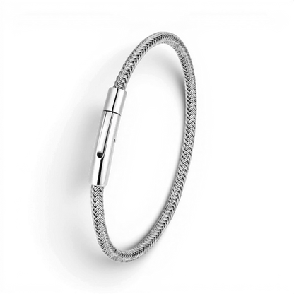 PULSEIRA DE METAL MONTRIER — TRAMA MINIMAL GREY