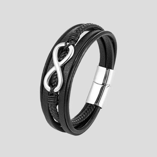 PULSEIRA DE COURO MONTRIER — INFINITE BLACK - Montrier