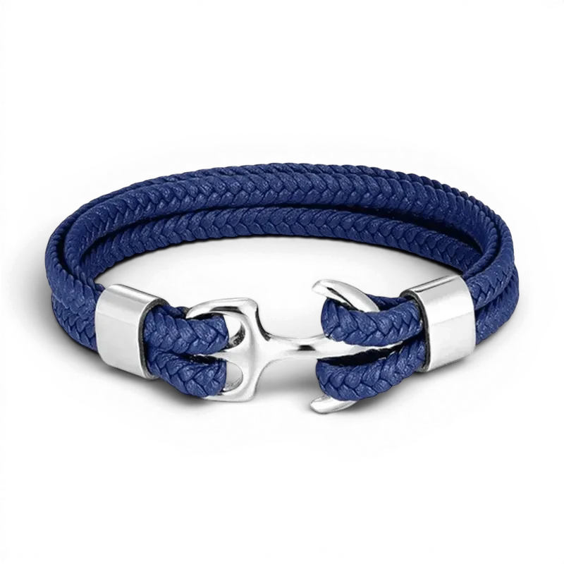 PULSEIRA MASCULINA DE COURO AZUL HERITAGE | MONTRIER