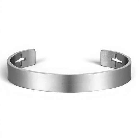 PULSEIRA MASCULINA DE METAL PRATA STEEL | MONTRIER