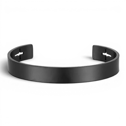 PULSEIRA MASCULINA DE METAL PRETA STEEL | MONTRIER