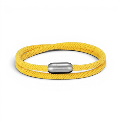 PULSEIRA MASCULINA DE CORDA AMARELA SIGNATURE ESSENCE | MONTRIER