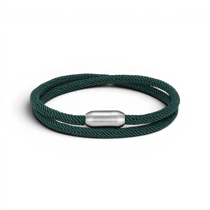 PULSEIRA MASCULINA DE CORDA VERDE SIGNATURE ESSENCE | MONTRIER