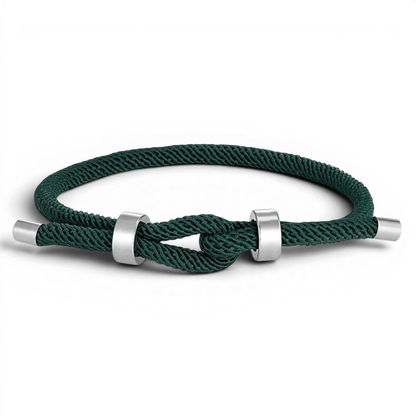 PULSEIRA MASCULINA DE CORDA VERDE VÉRTICE | MONTRIER
