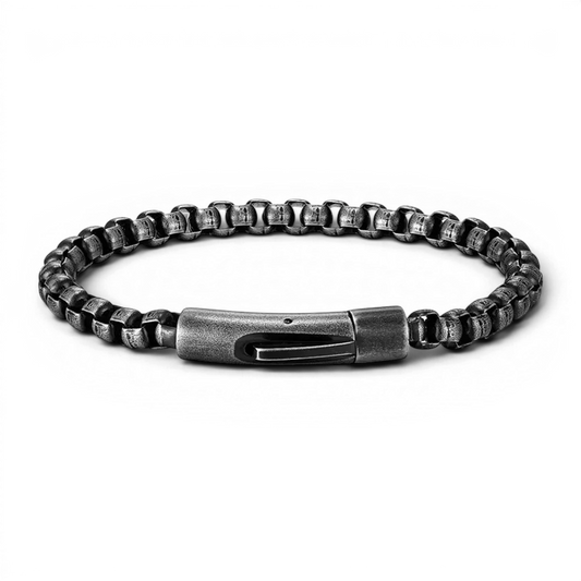 PULSEIRA MASCULINA DE METAL RETRÔ KRONOS | MONTRIER