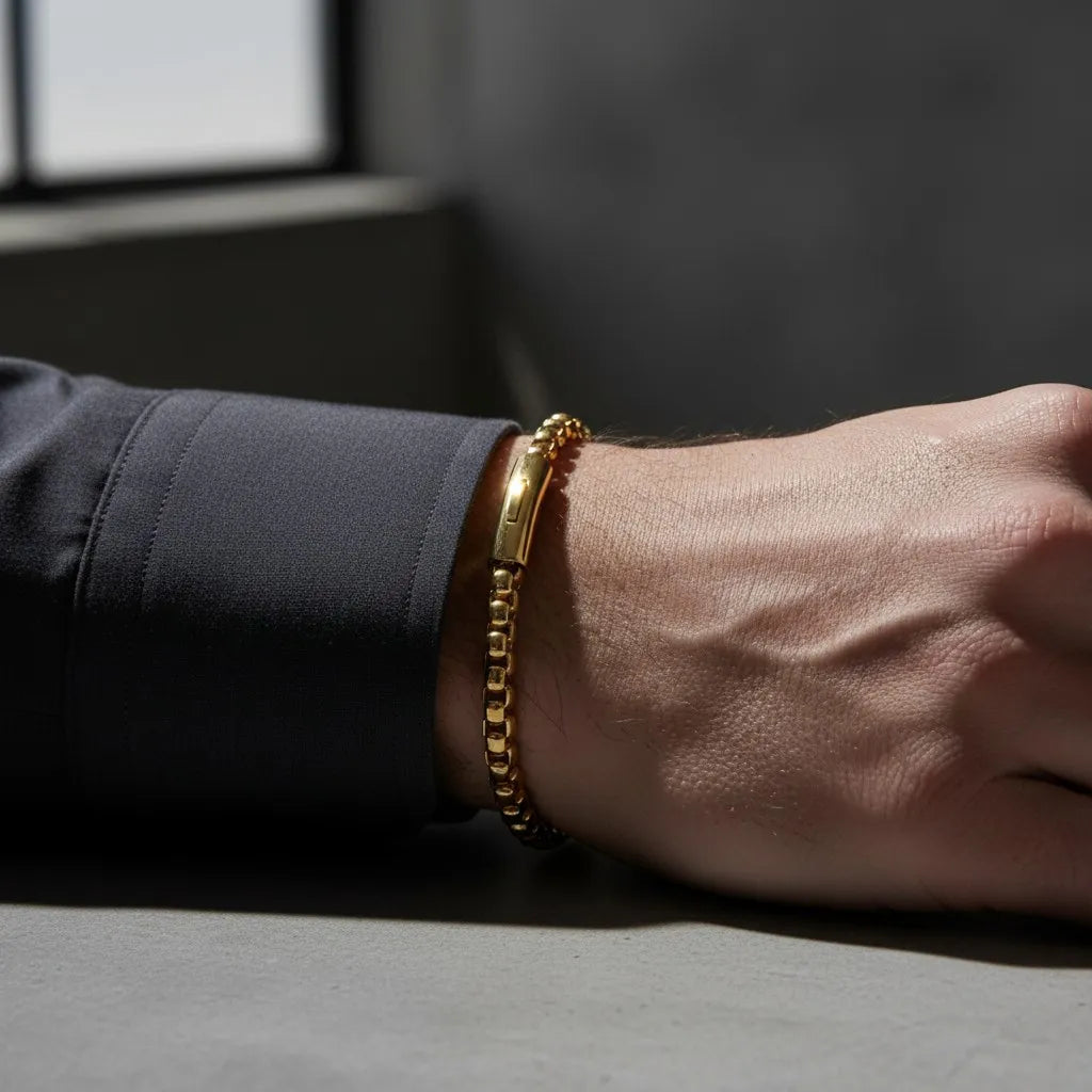 PULSEIRA DE METAL MONTRIER — KRONOS GOLD