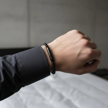 PULSEIRA DE METAL MONTRIER — KRONOS BLACK